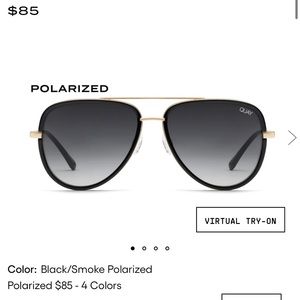 Quay aviator, sunglasses